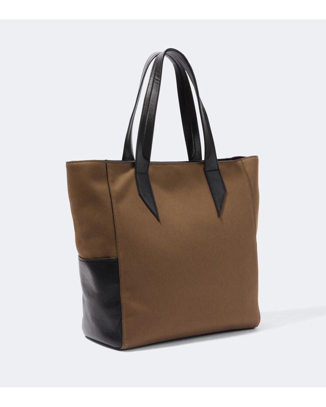 Metier Brown Passerby North-South Canvas Tote Bag for men