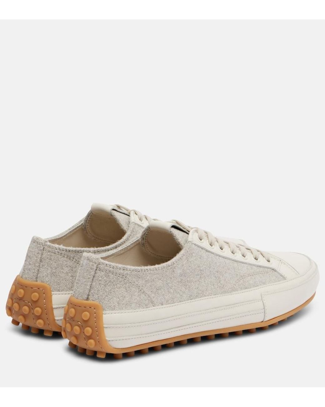 Tod's White Leather Sneakers