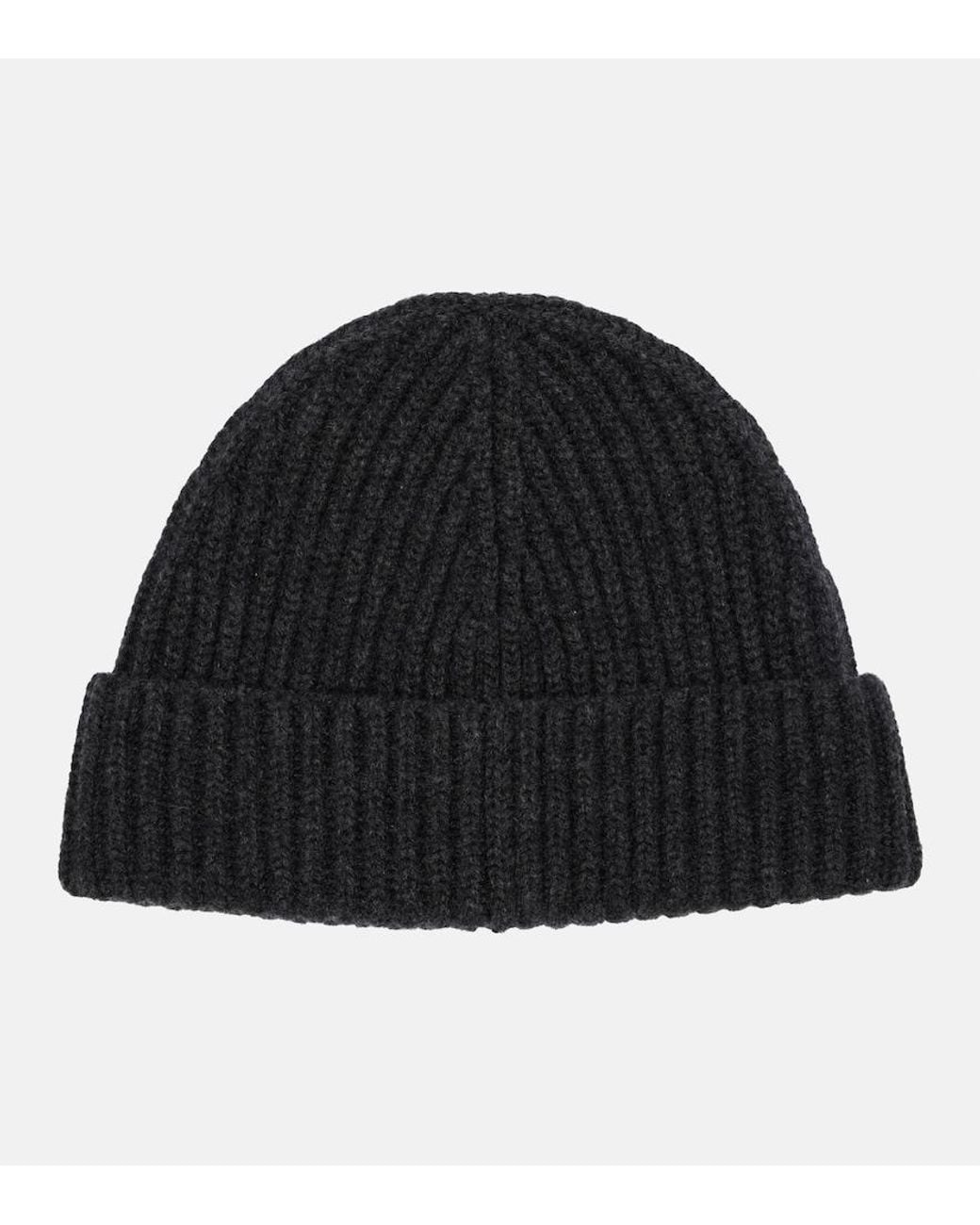 Gorro De Cachemir Con Anagrama Loewe de color Black