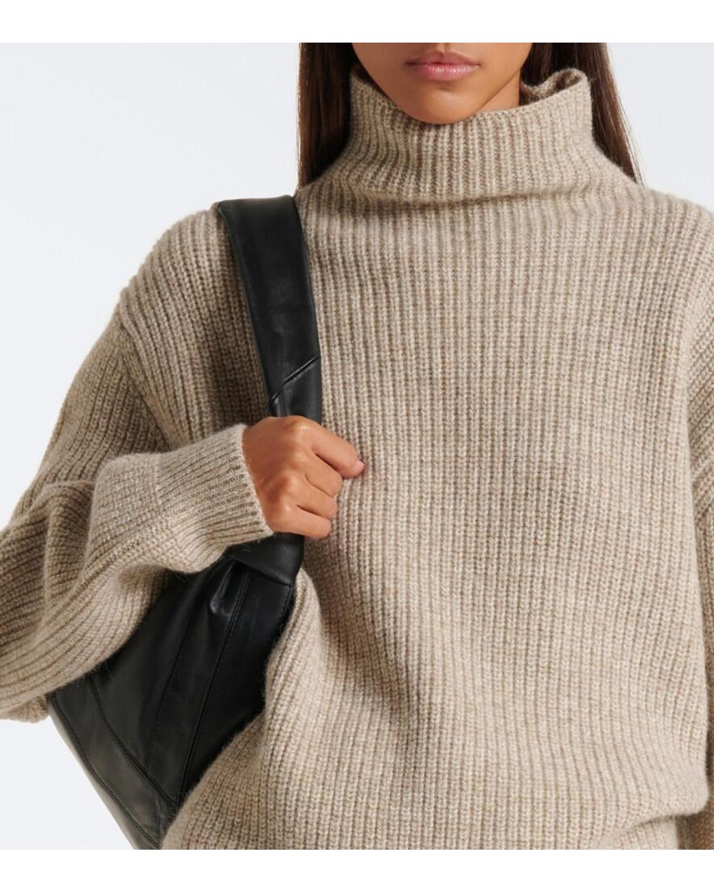 Lemaire Natural Alpaca And Yak Turtleneck Sweater