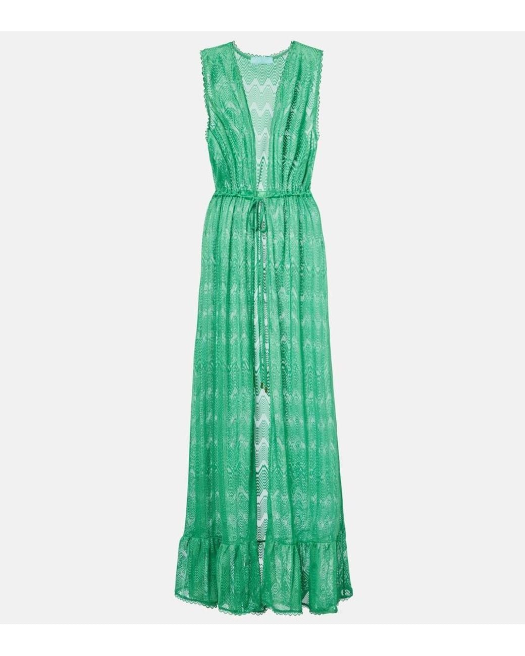 Melissa Odabash Green Tessa Beach Cover-Up