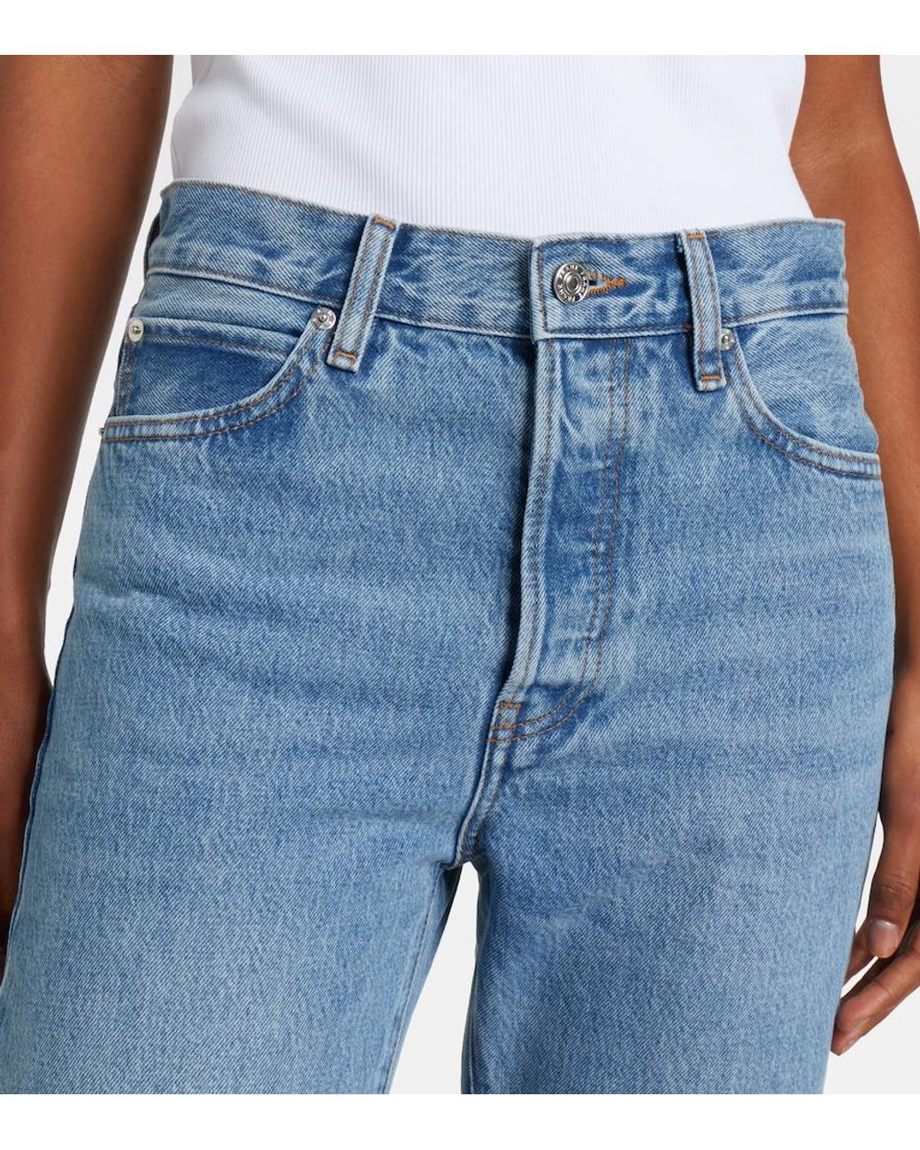 FRAME Blue The Lax Flared Jeans