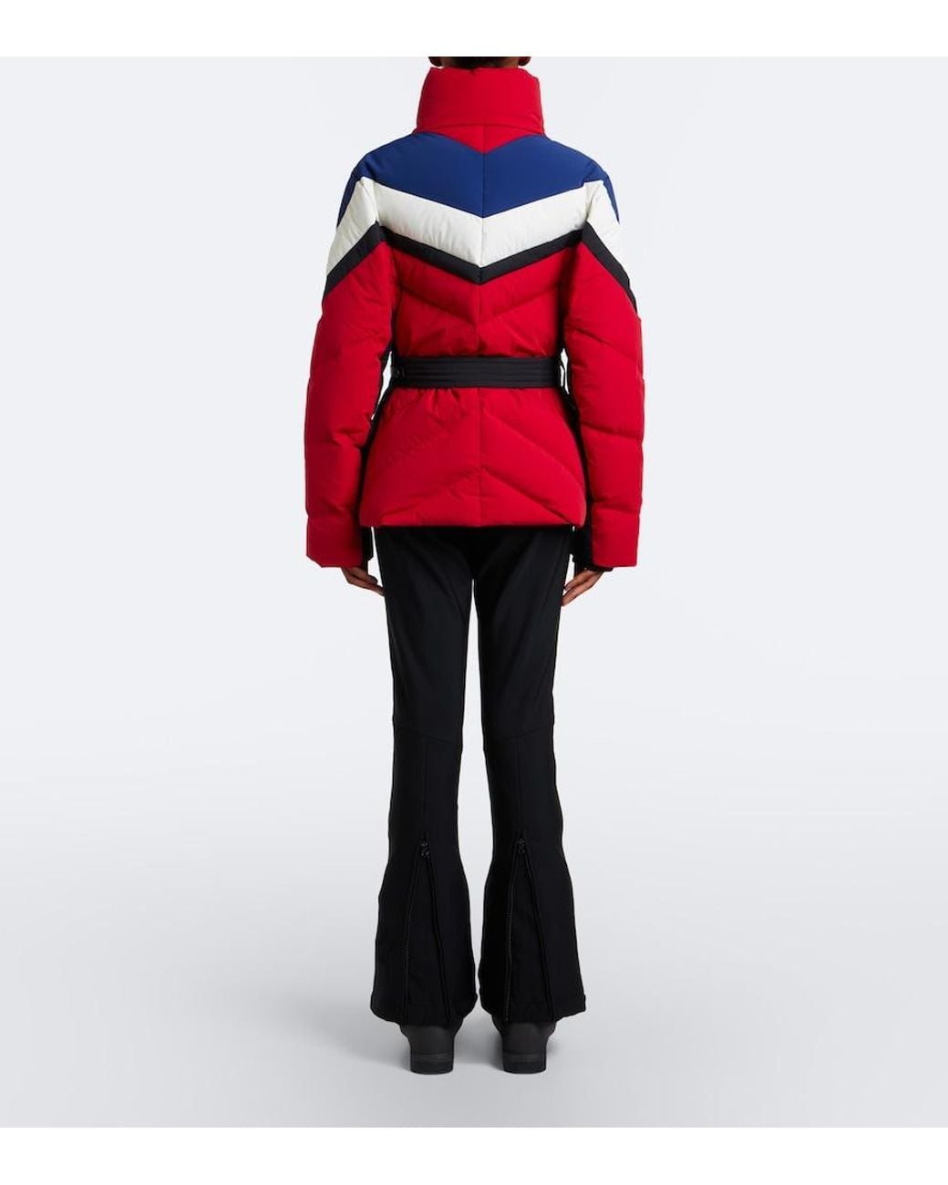 Perfect Moment Red Jg Belted Down Ski Jacket