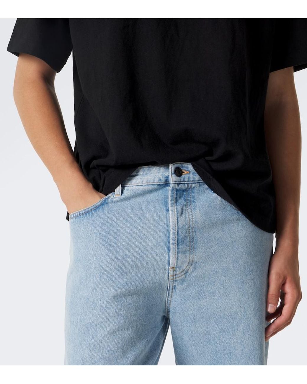 Jeans Rectos Morton The Row de hombre de color Blue