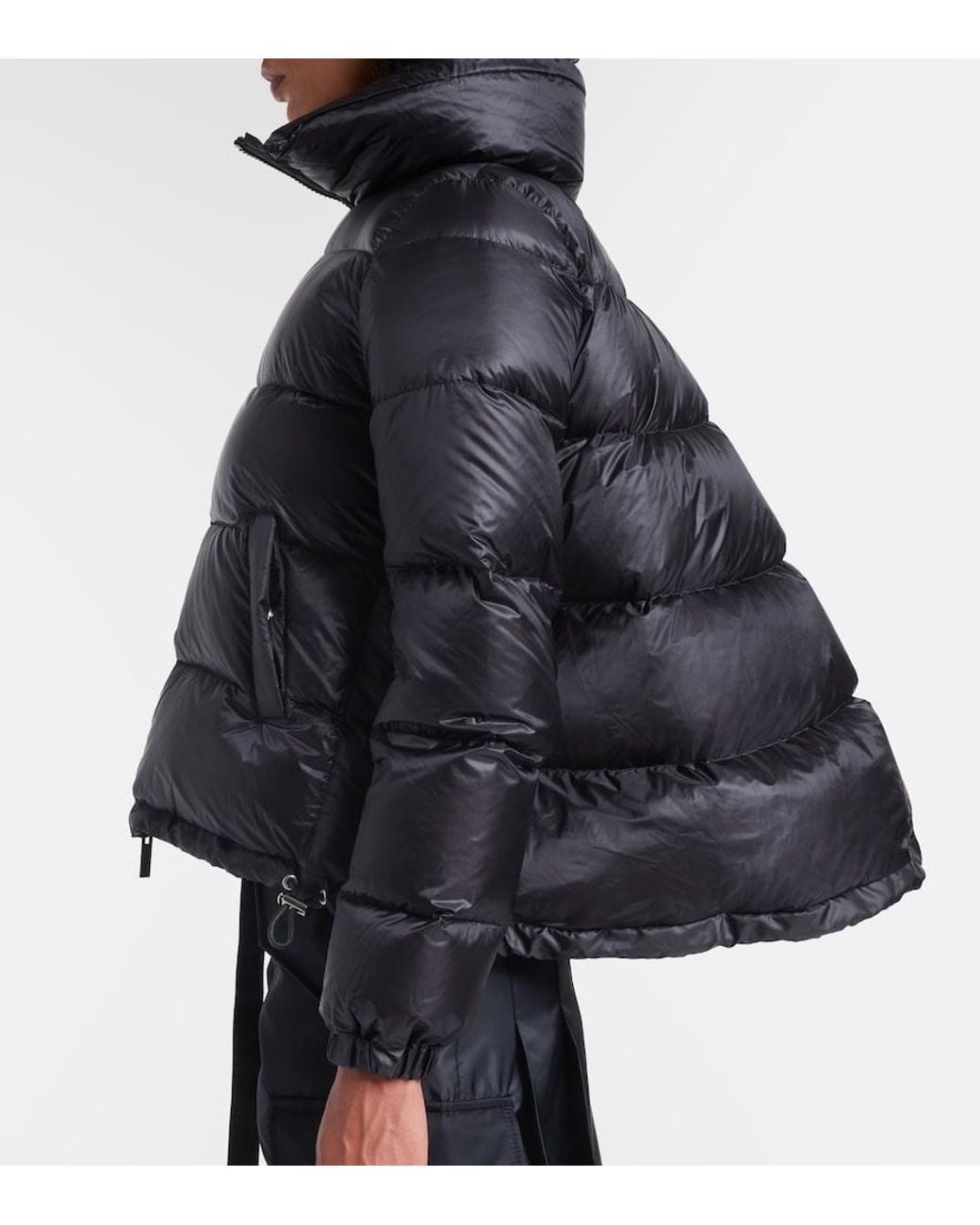 Sacai Black Padded Down Jacket
