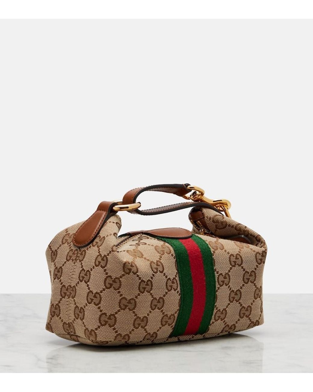 Gucci Brown J Mini Top-Handle Bag