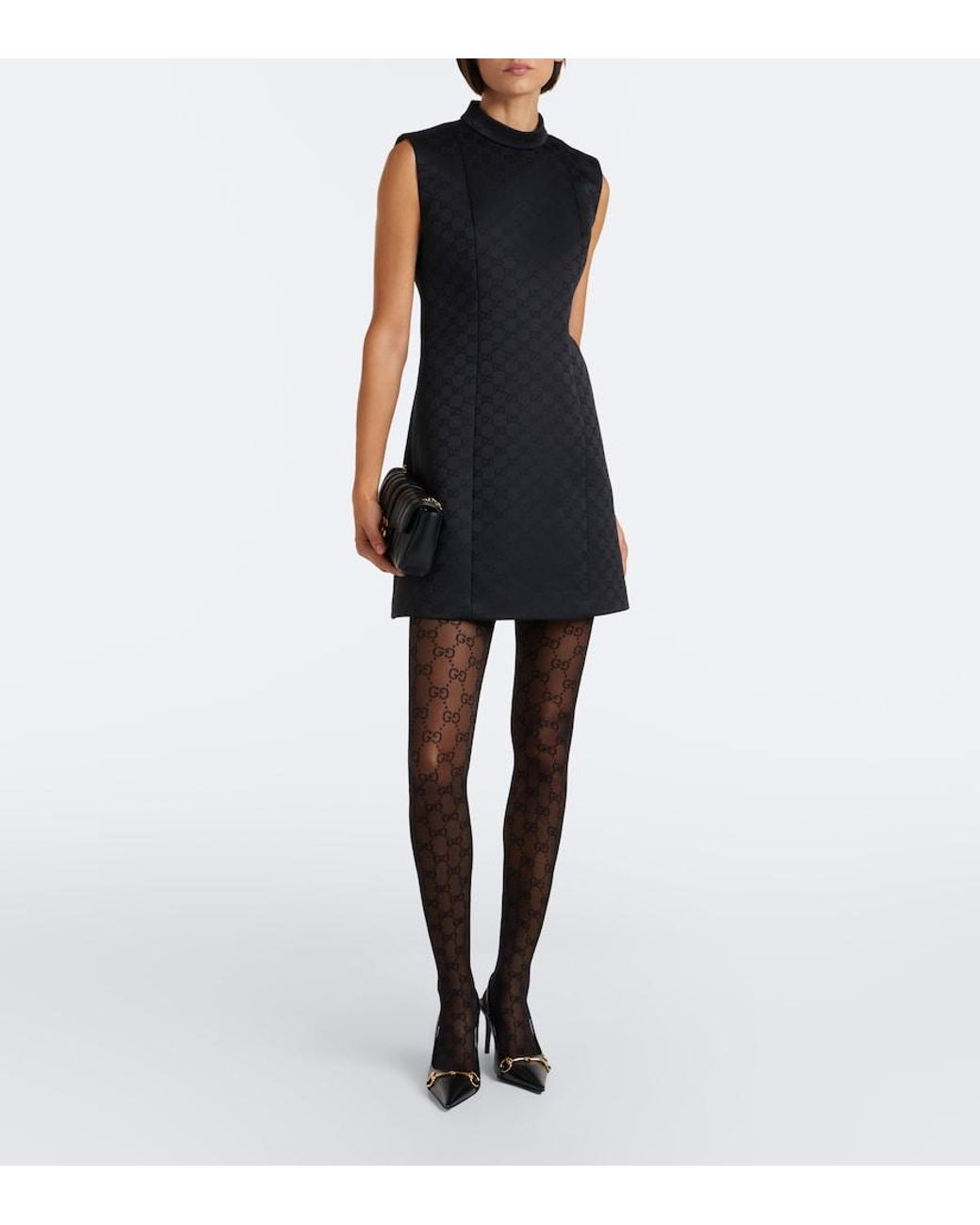 Gucci Gray Gg Tights