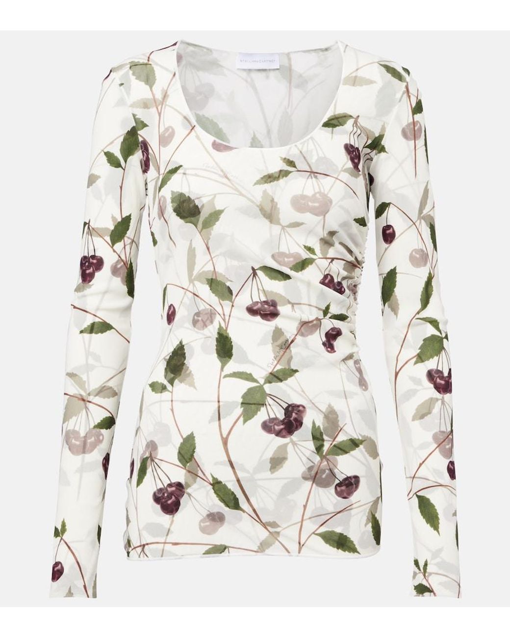 Stella McCartney White Jersey Top