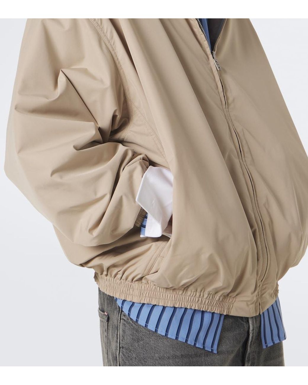 Acne Natural Reversible Taffeta Blouson Jacket for men