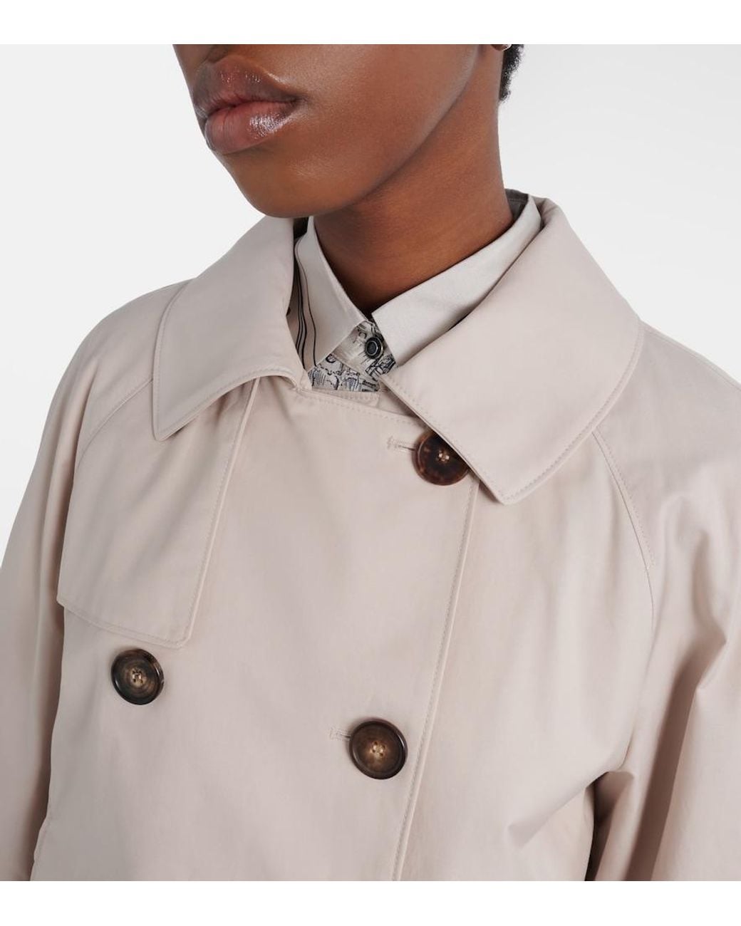 Max Mara Natural The Cube Tesoro Cotton-Blend Twill Jacket