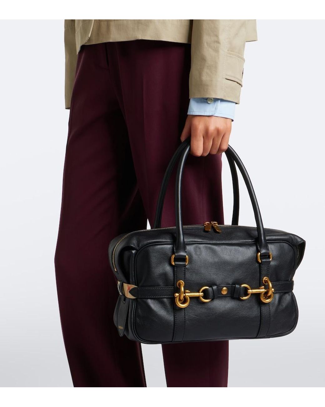 Borsa A Spalla Medium di Burberry in Black