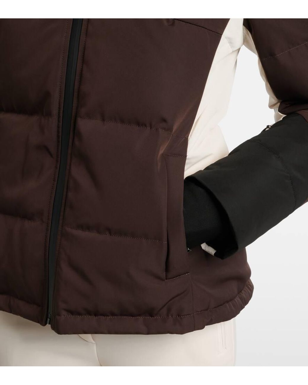 Yves Salomon Brown 64Cm Down-Filled Jacket