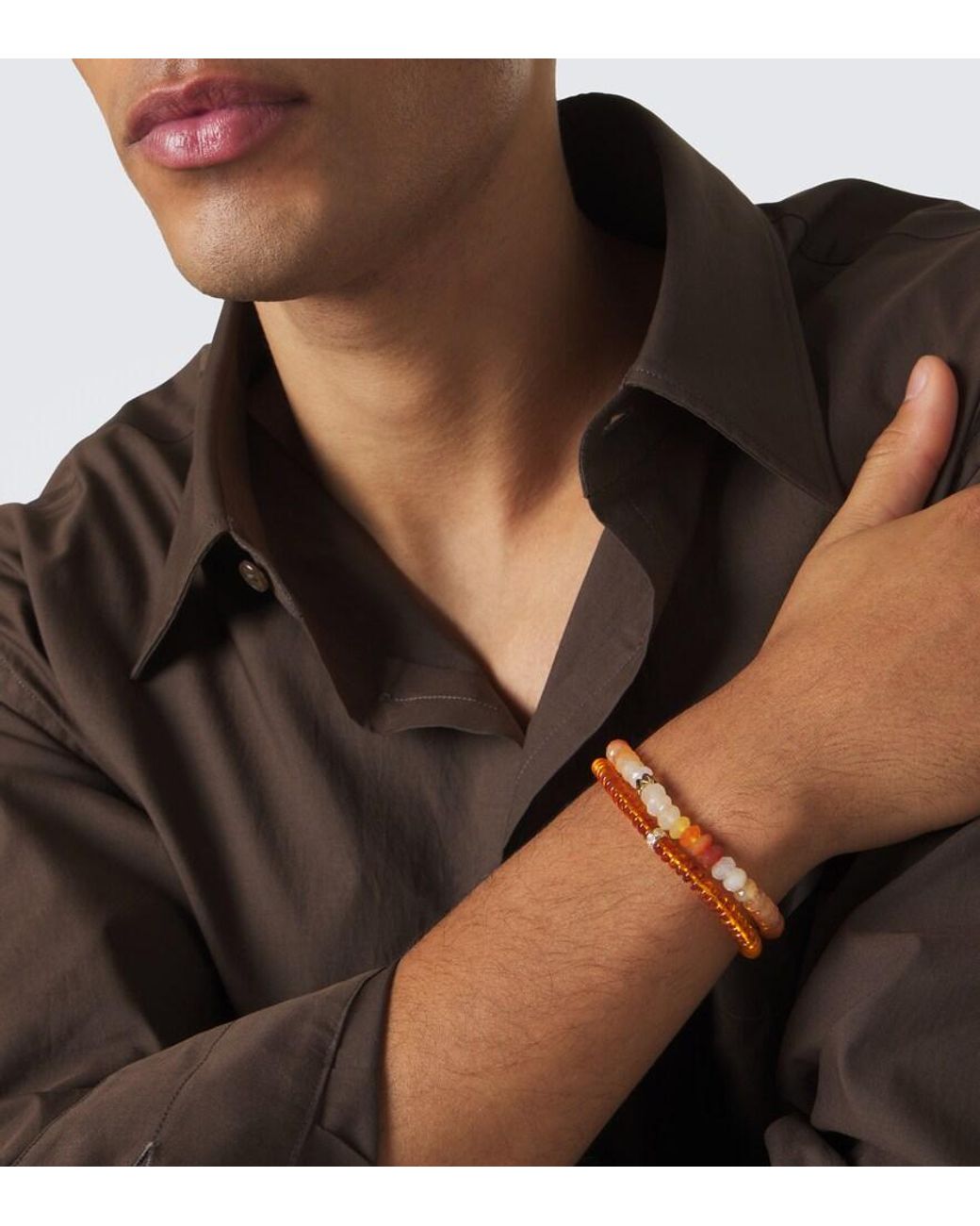 Bracciale di Sydney Evan in Orange da Uomo