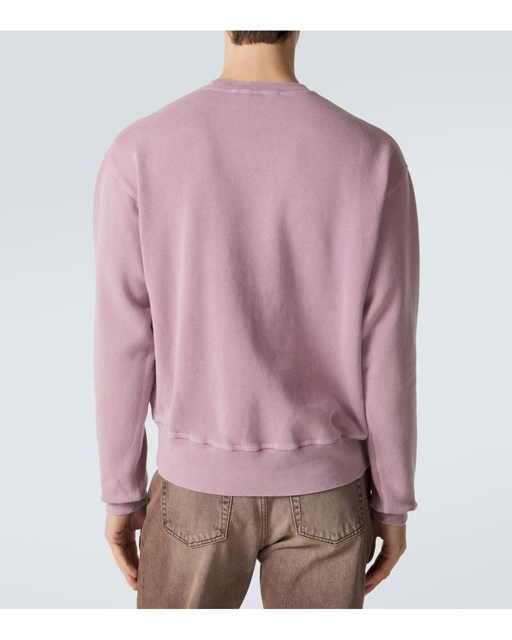 Our Legacy Purple Base Cotton Fleece Sweatshirt for men