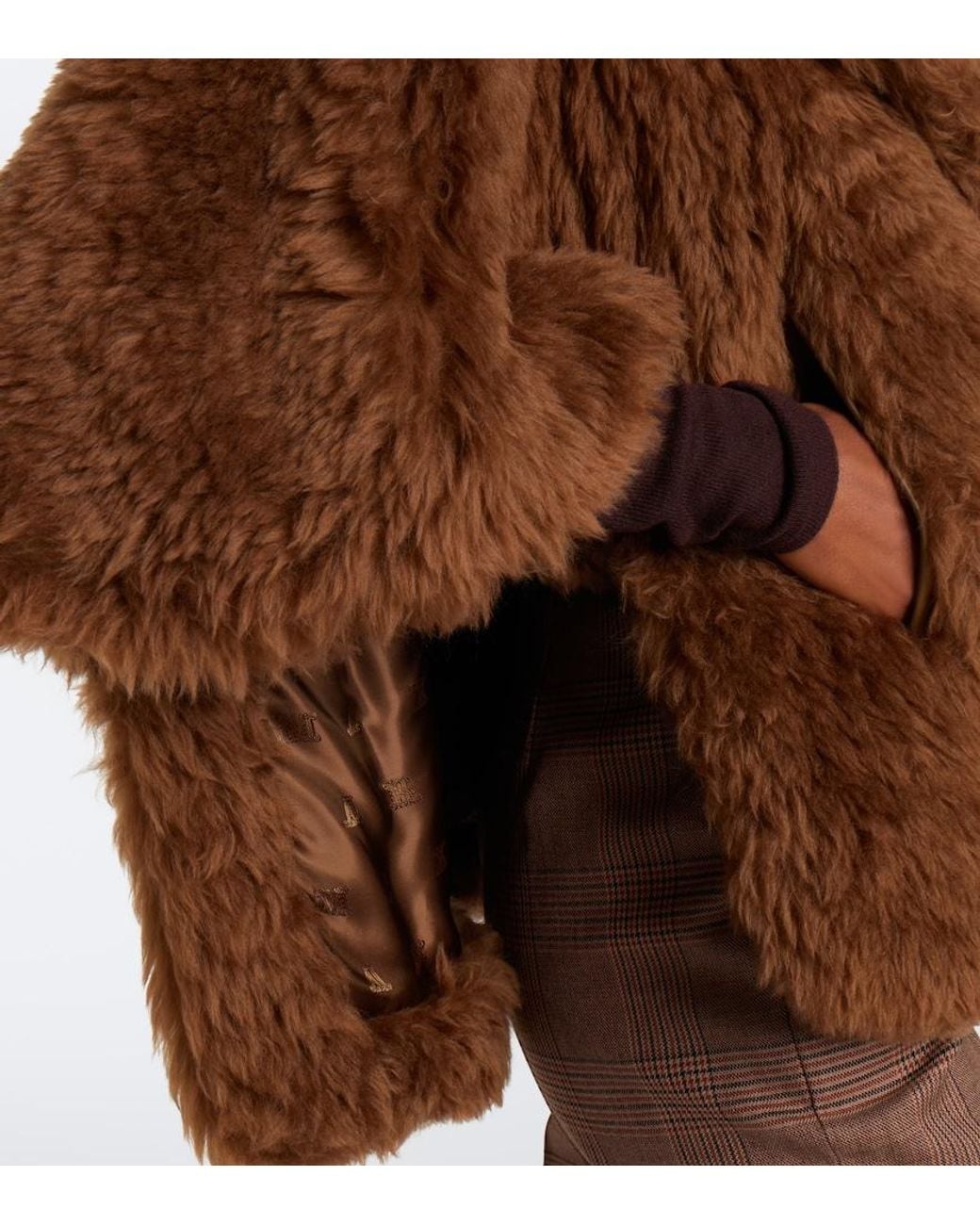 Max Mara Brown Shearling Jacket