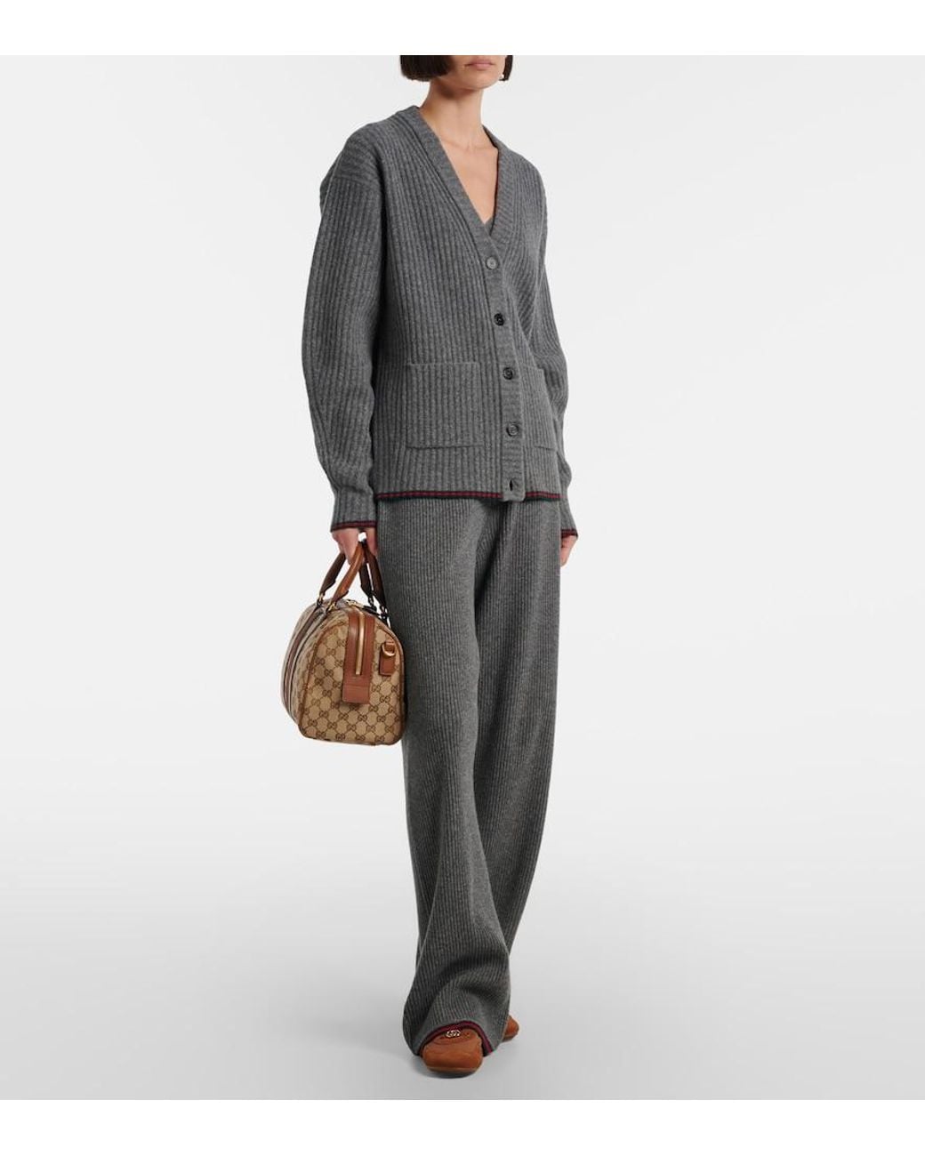 Gucci Brown Ophidia Medium Gg Tote Bag
