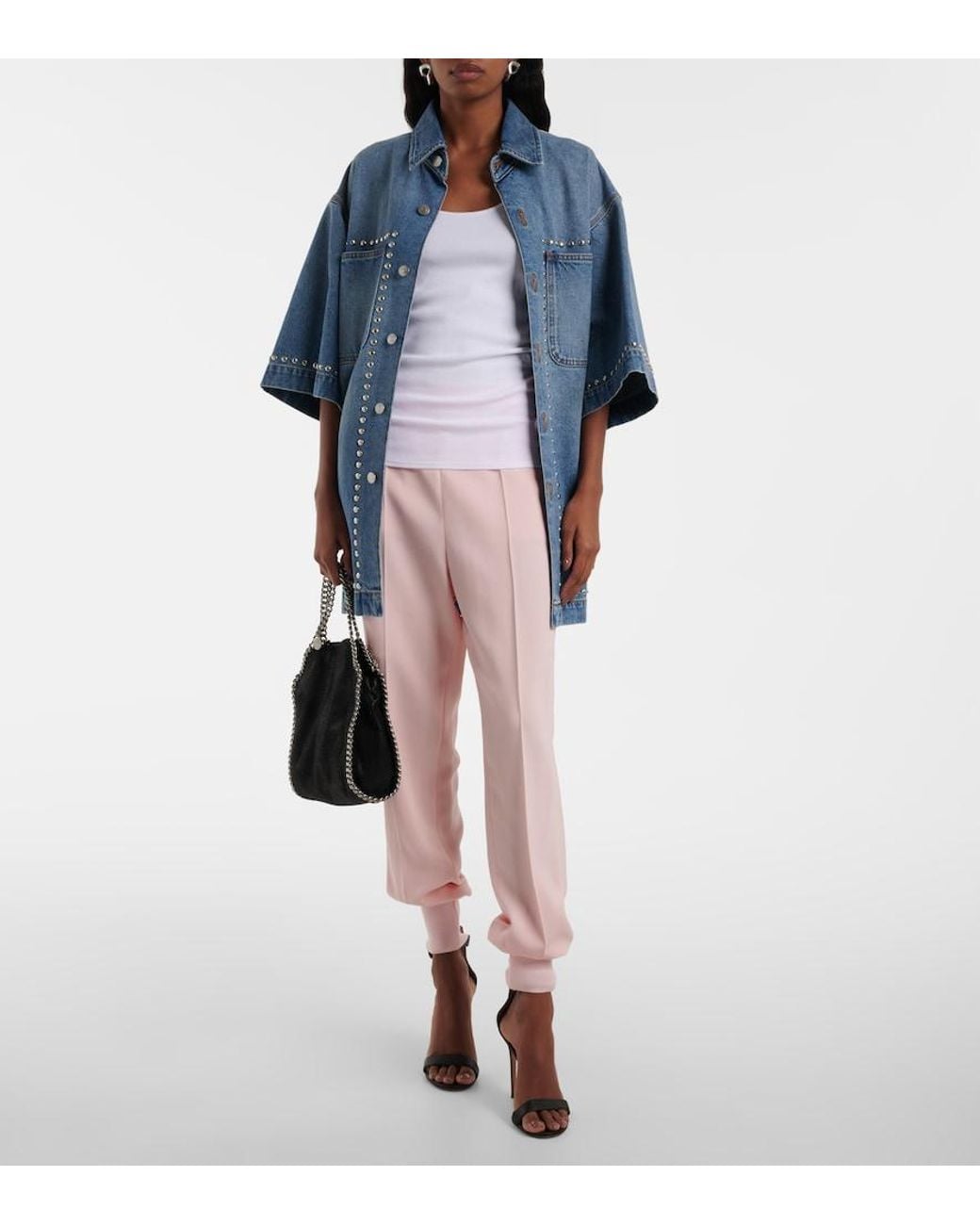 Stella McCartney Pink Iconic Sweatpants