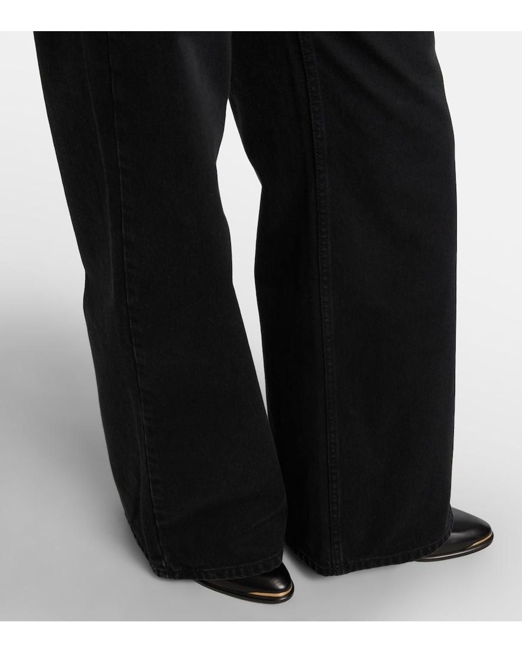 Isabel Marant Black Lemony Wide-Leg Jeans