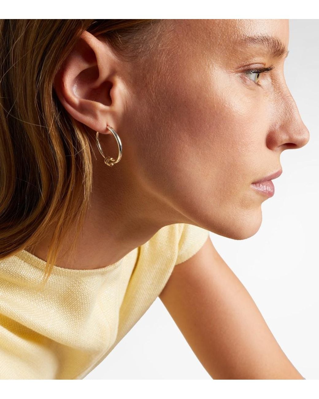 Spinelli Kilcollin White Argo Sterling And 18Kt Earrings