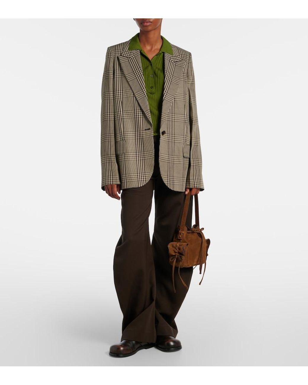 Secchiello Multipocket Mini di Acne in Brown