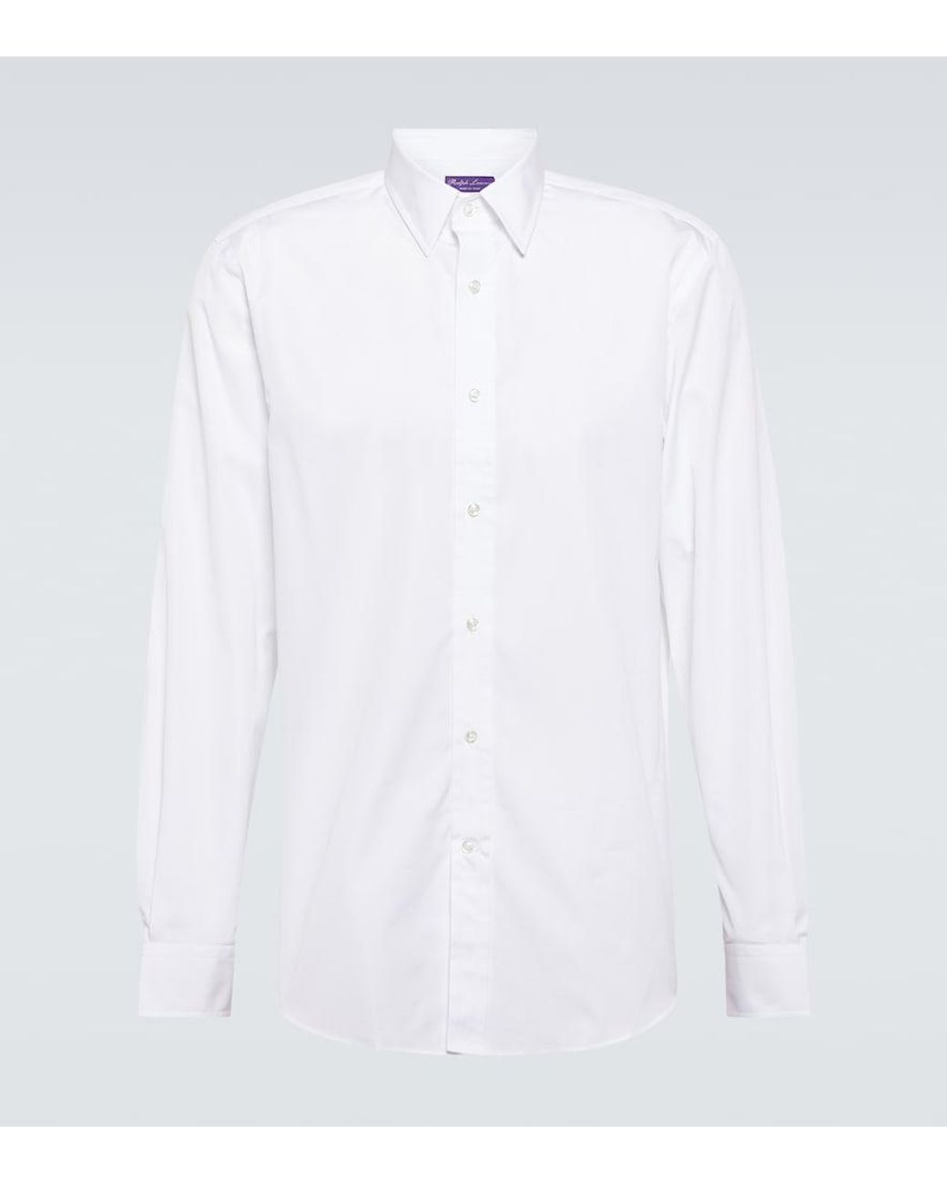 Ralph Lauren White Cotton Shirt for men