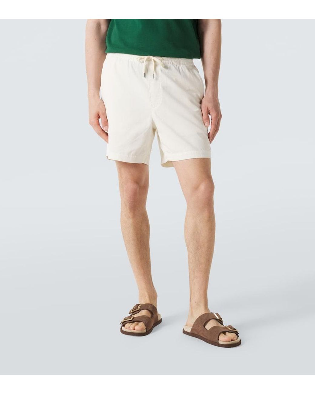 Polo Ralph Lauren White Cotton Shorts for men