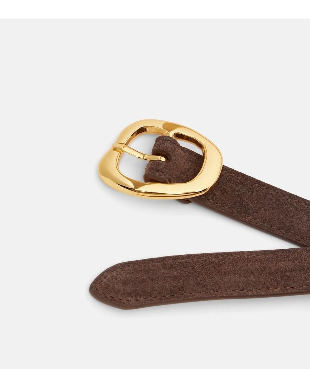 Amanu Brown Rwenzori Suede Belt