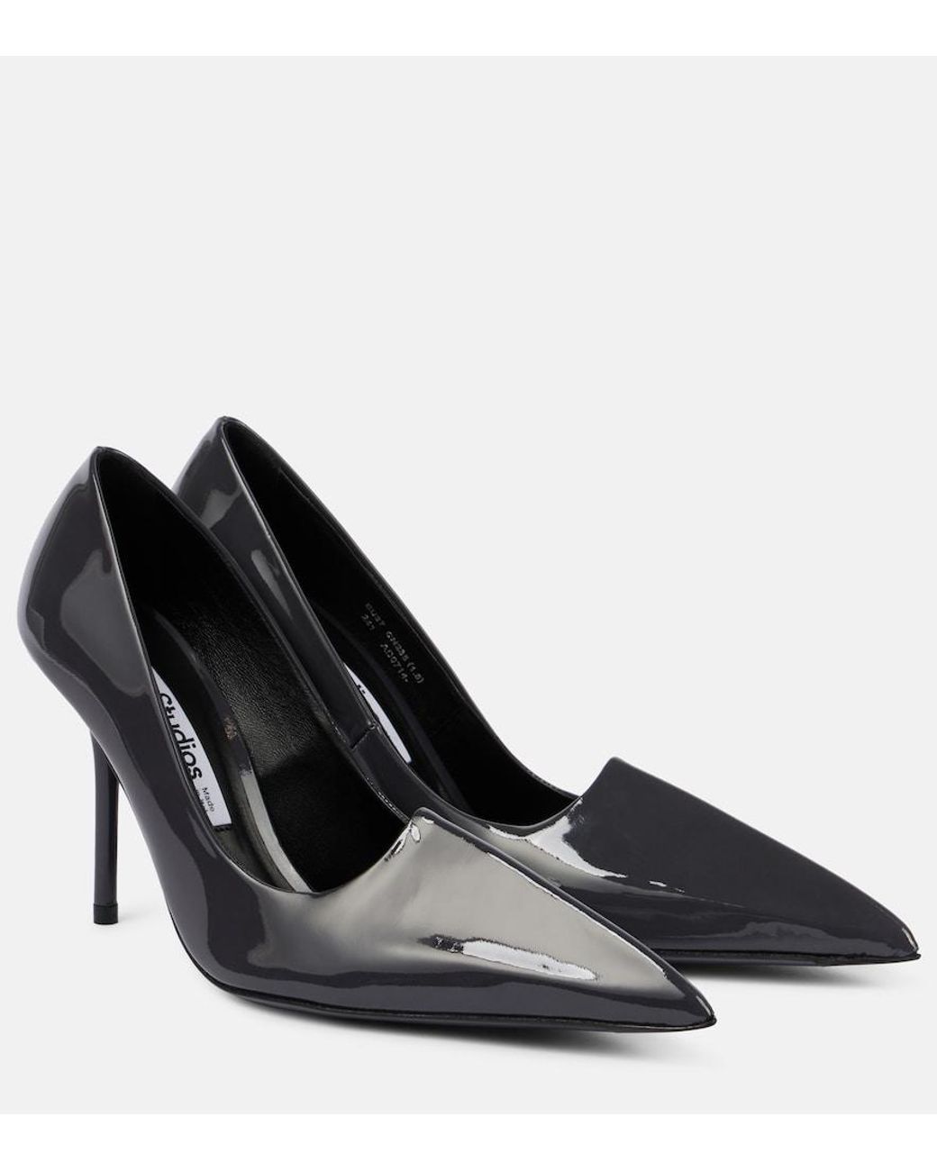 Acne Black Patent Leather Pumps