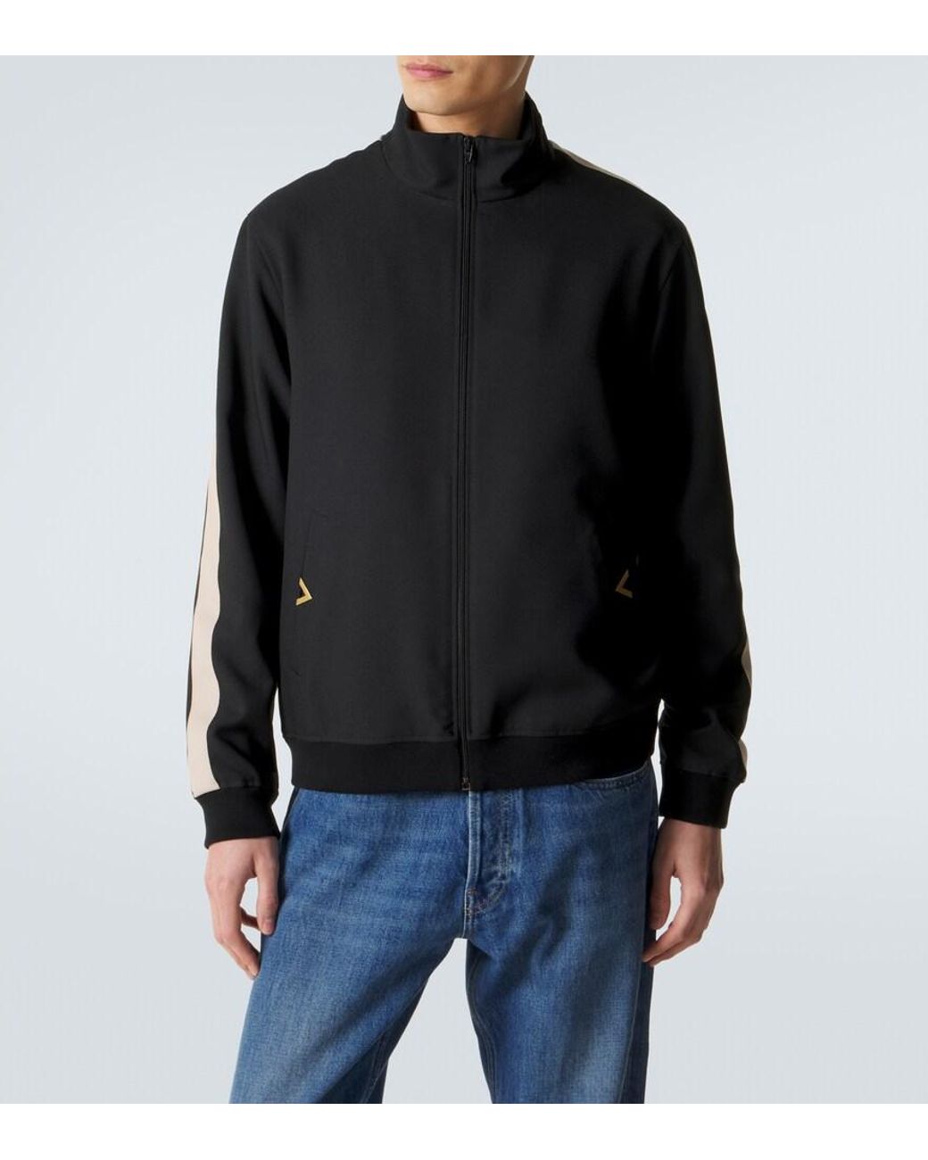 Valentino Black Jersey Sweatshirt for men