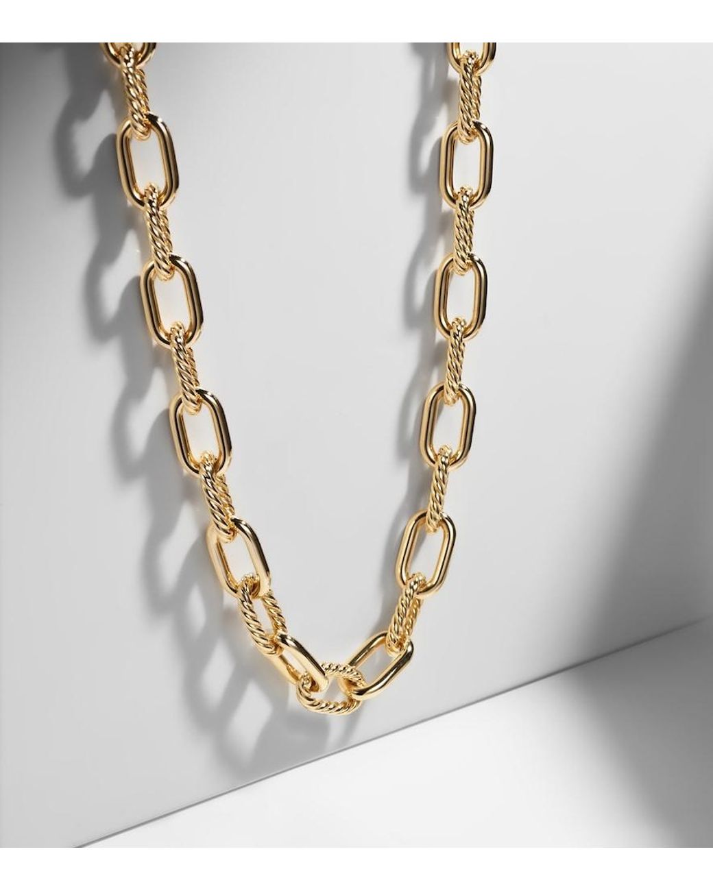 David Yurman Metallic Dy Madison 18Kt Chain Necklace