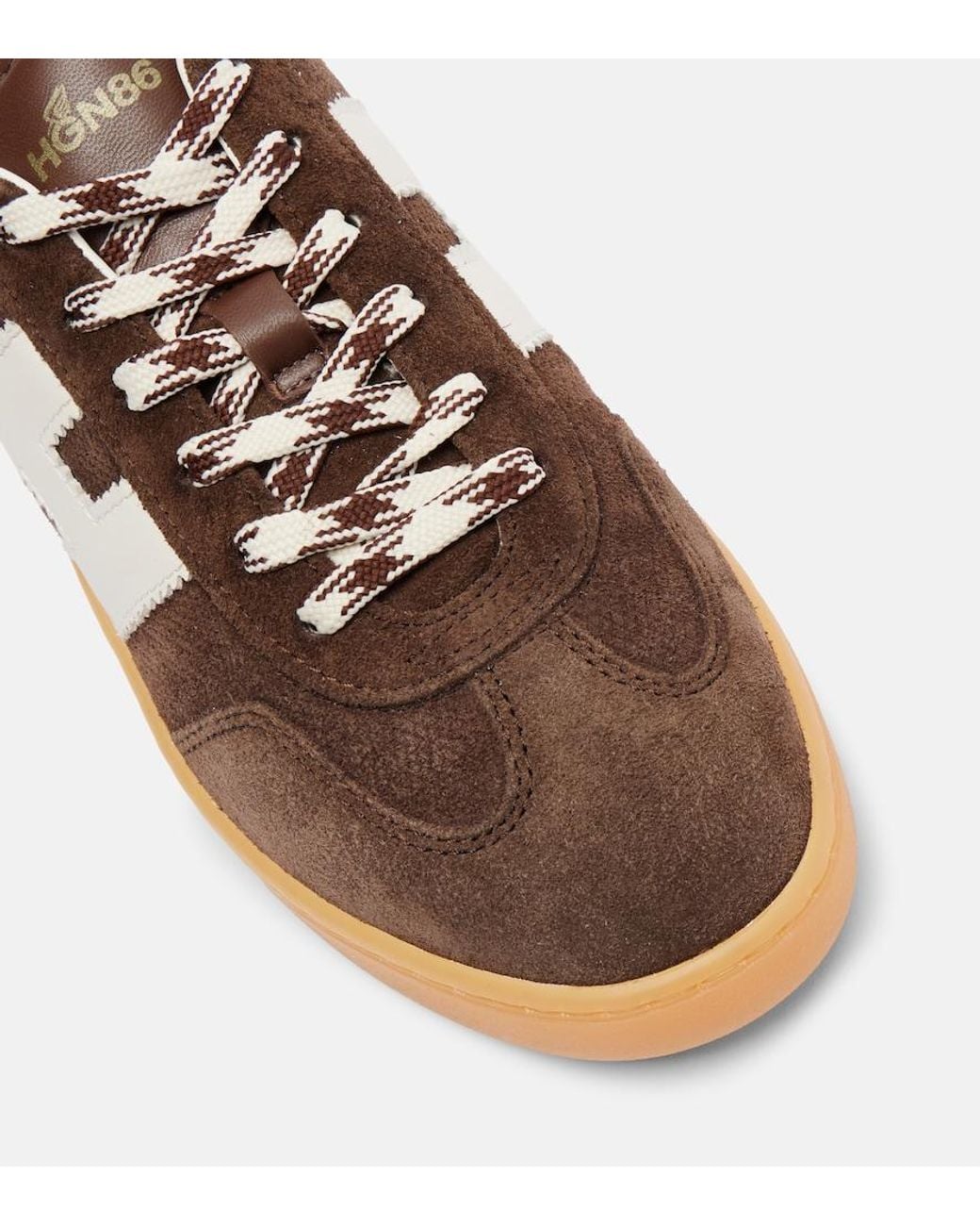 Hogan Brown Cool Suede Sneakers