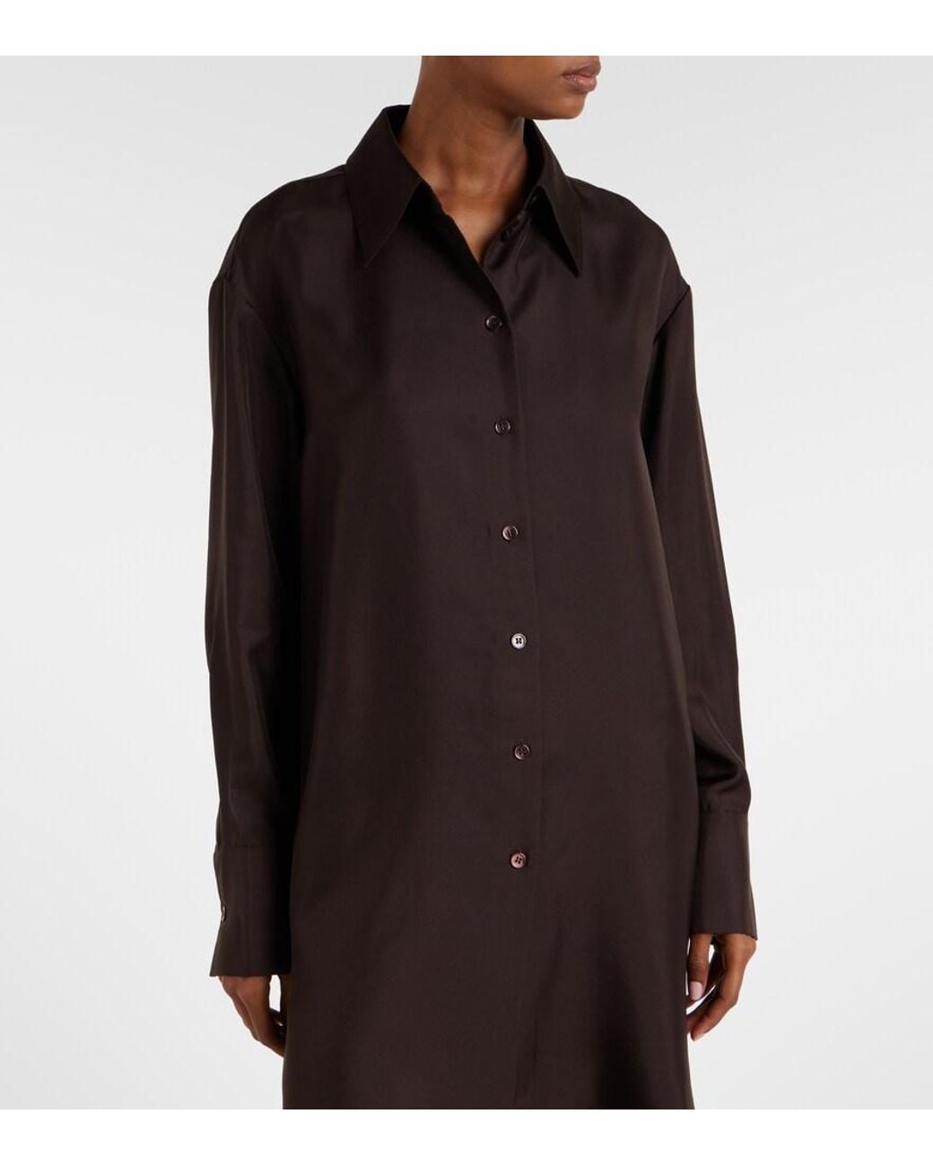 Camicia Oversize di Rohe in Brown