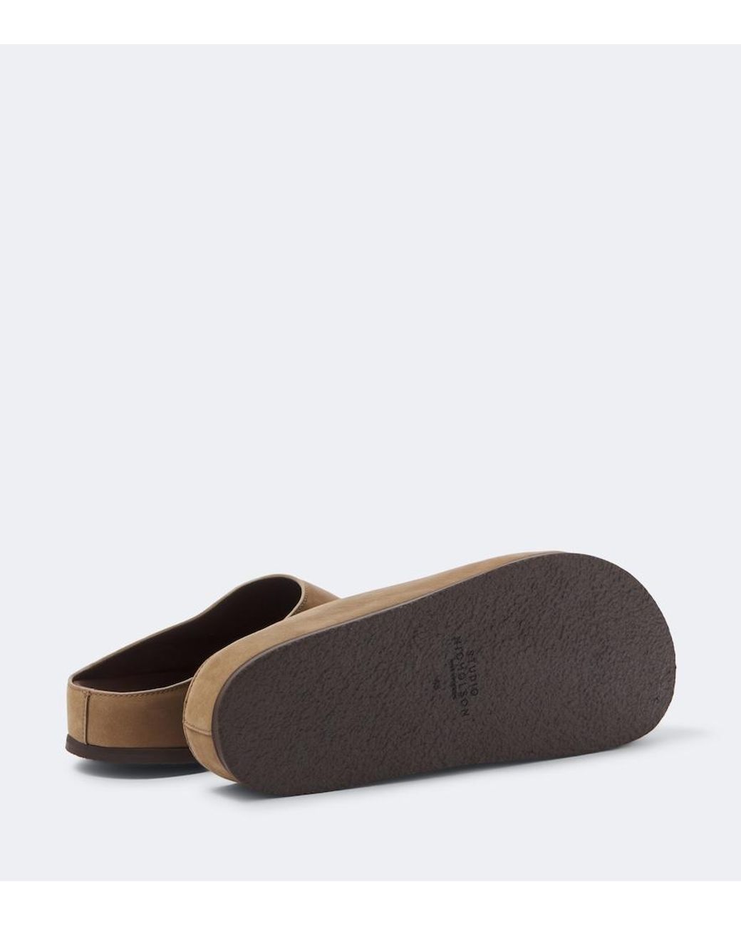 Studio Nicholson Brown Wearing Leather Mules for men