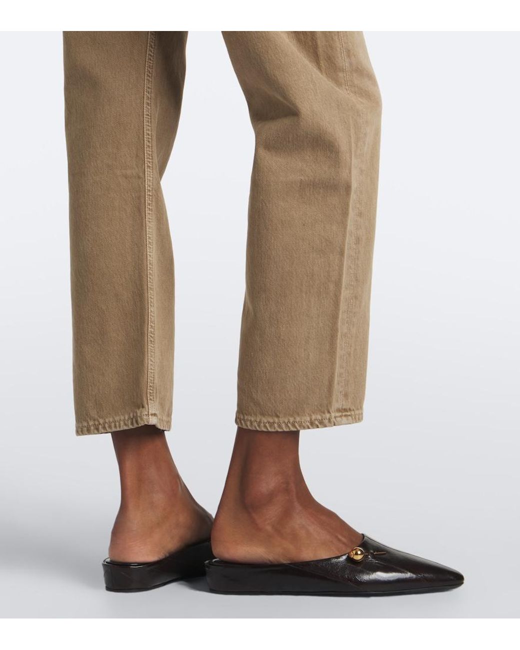 Citizens of Humanity Natural Winslow Cropped Straight Jeans