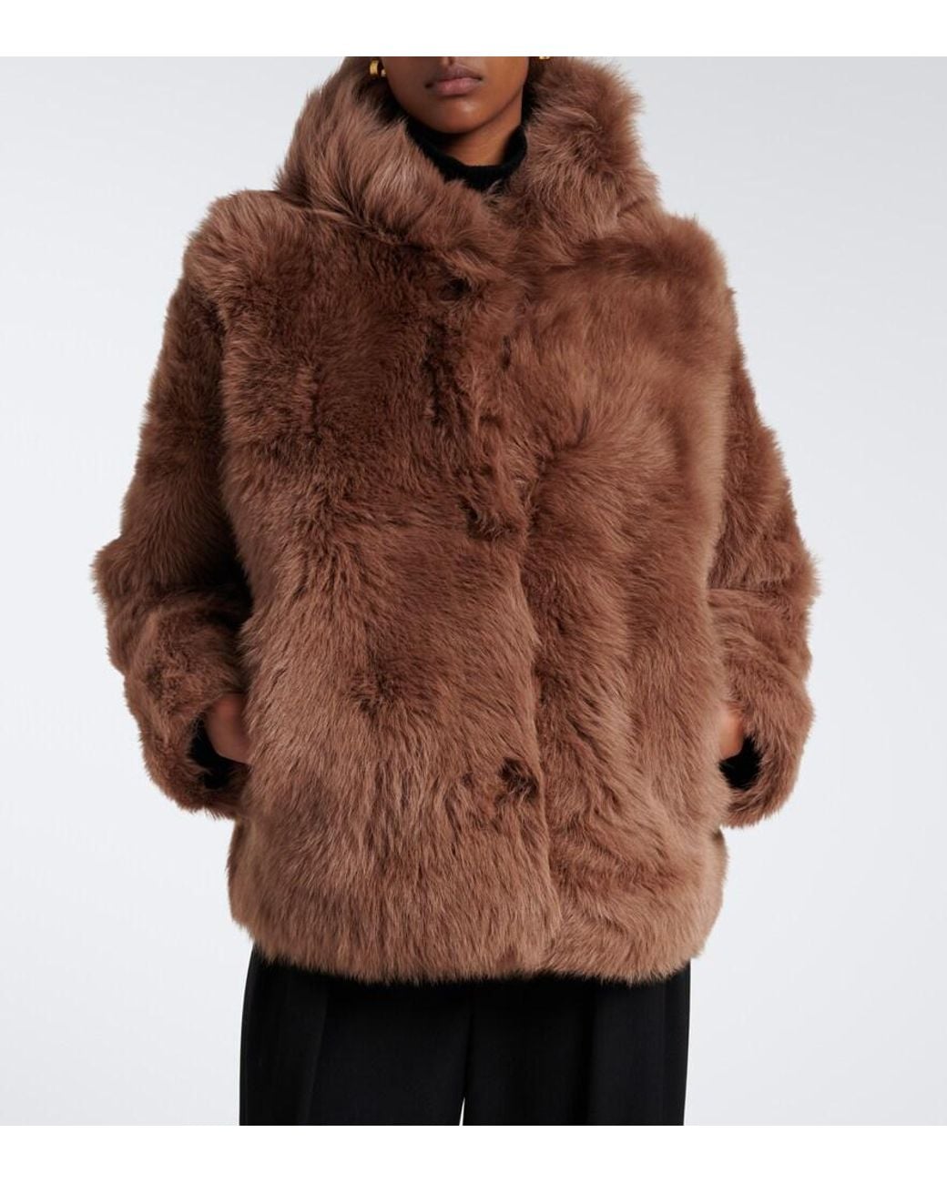 Proenza Schouler Brown Label Michelle Shearling Jacket