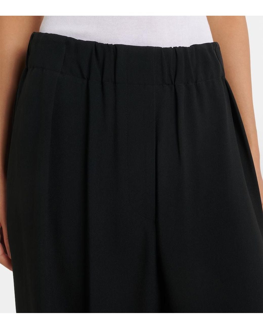 Jil Sander Blue Wide-Leg Pants