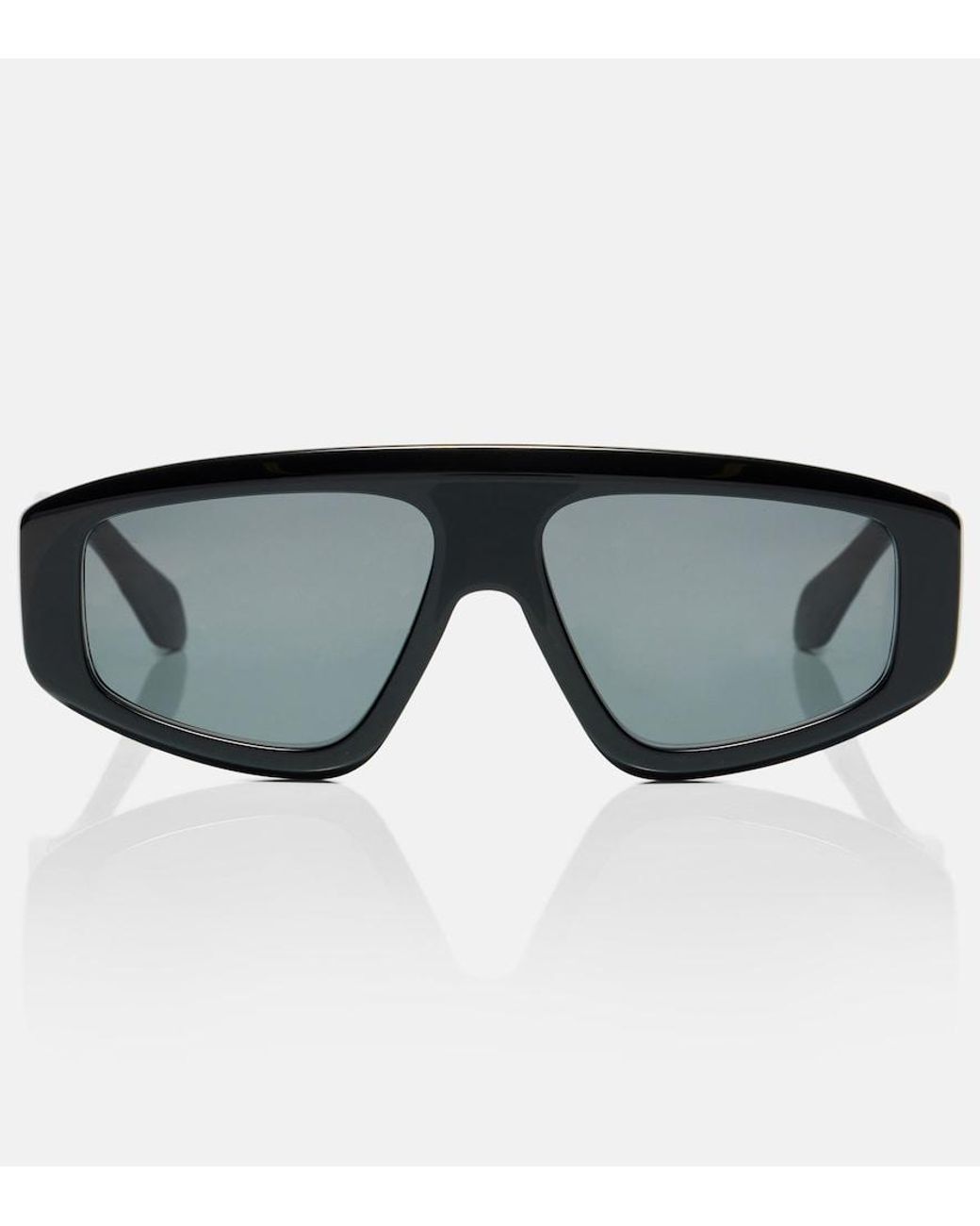 Alaïa Black Absolu Shield Sunglasses