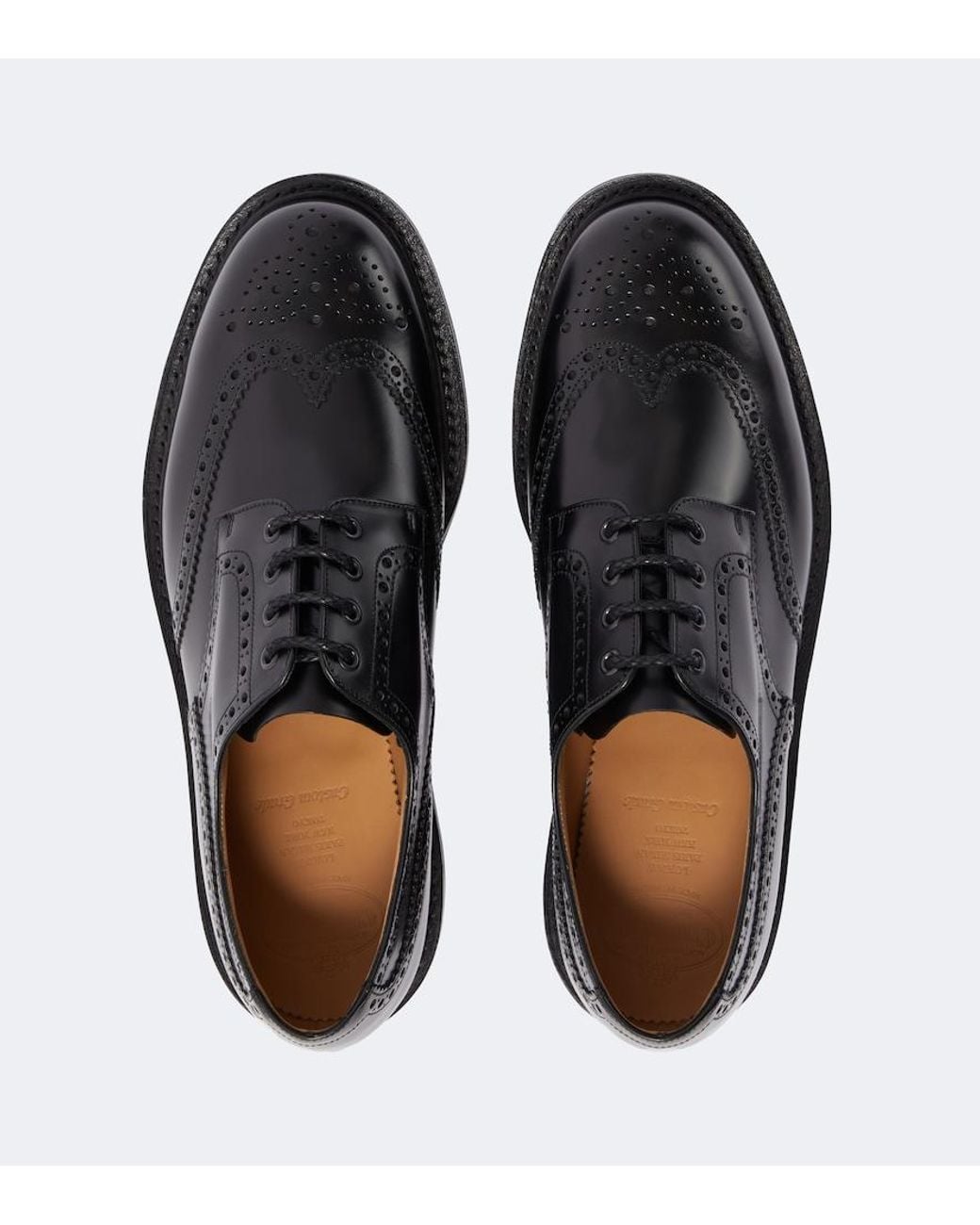 Church's Black Mcpherson Lw Leather Brogues for men