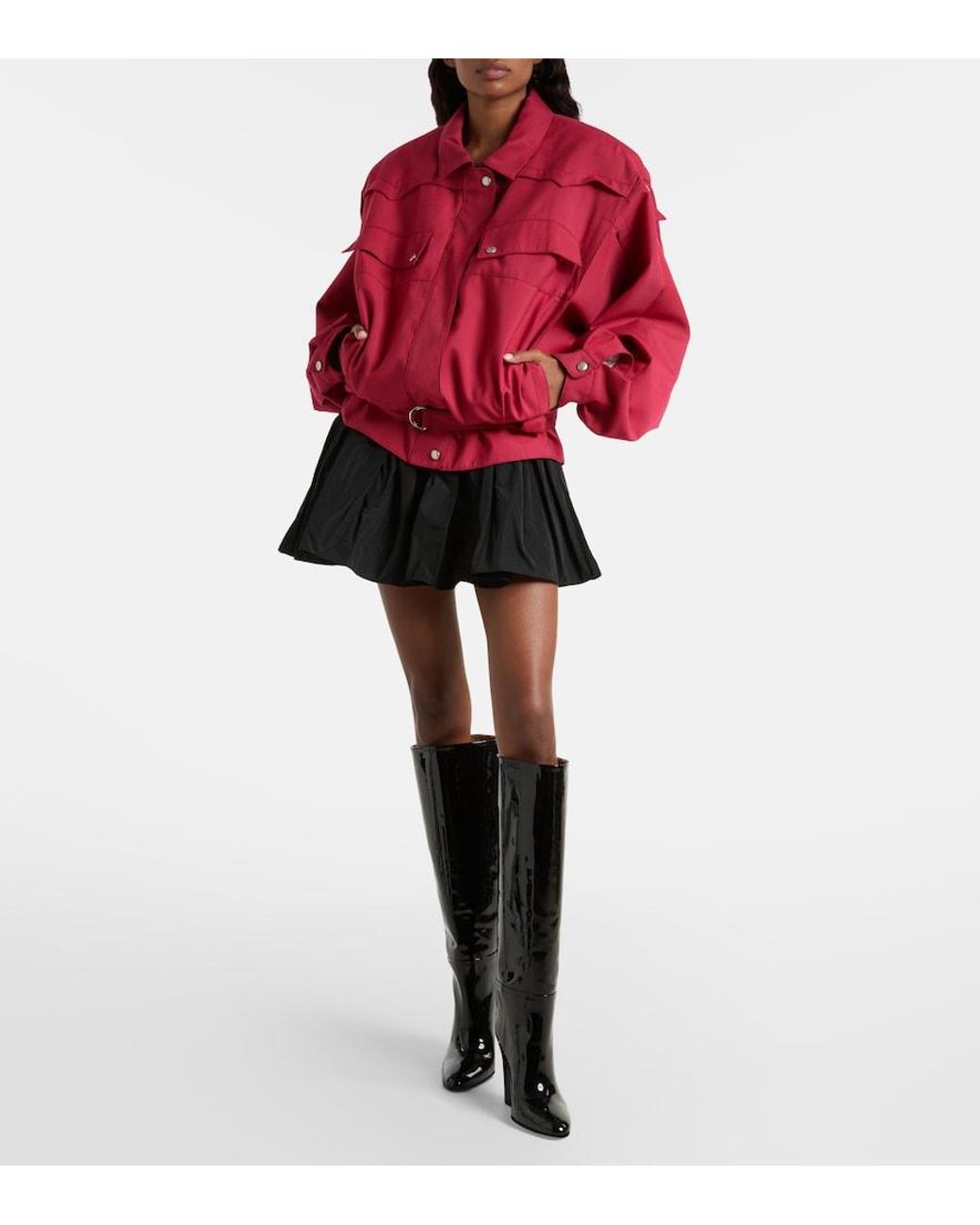 Paris Texas Black Lavinia 100 Patent Leather Knee-High Boots