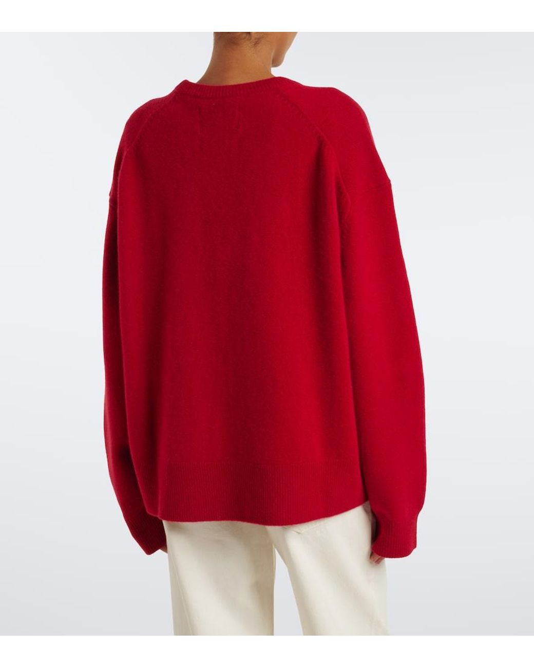 Extreme Cashmere Red N°457 Jack Cashmere-Blend Sweater