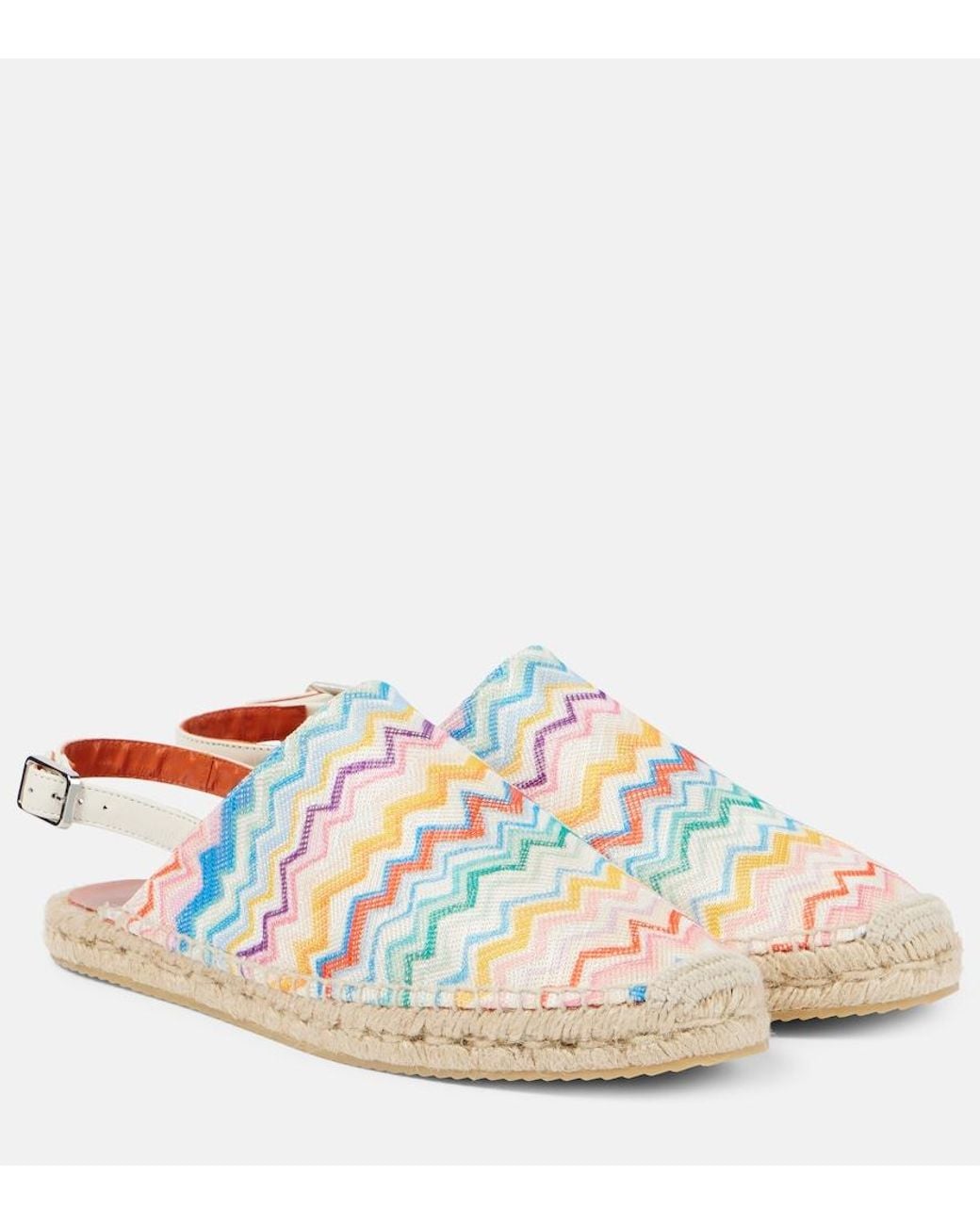 Missoni White Zigzag Espadrilles