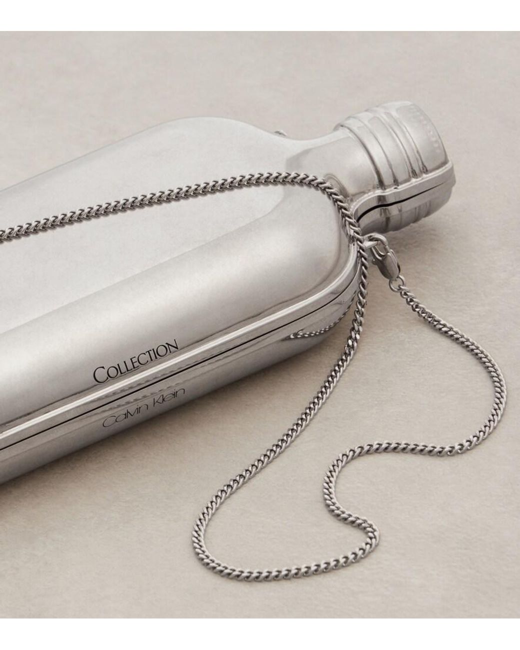 Calvin Klein White The One Micro Clutch