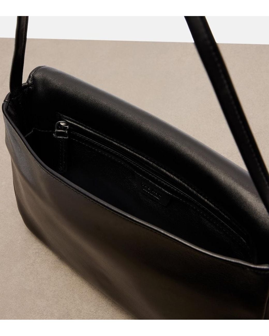 The Row Black Schultertasche Nuance Small Aus Leder