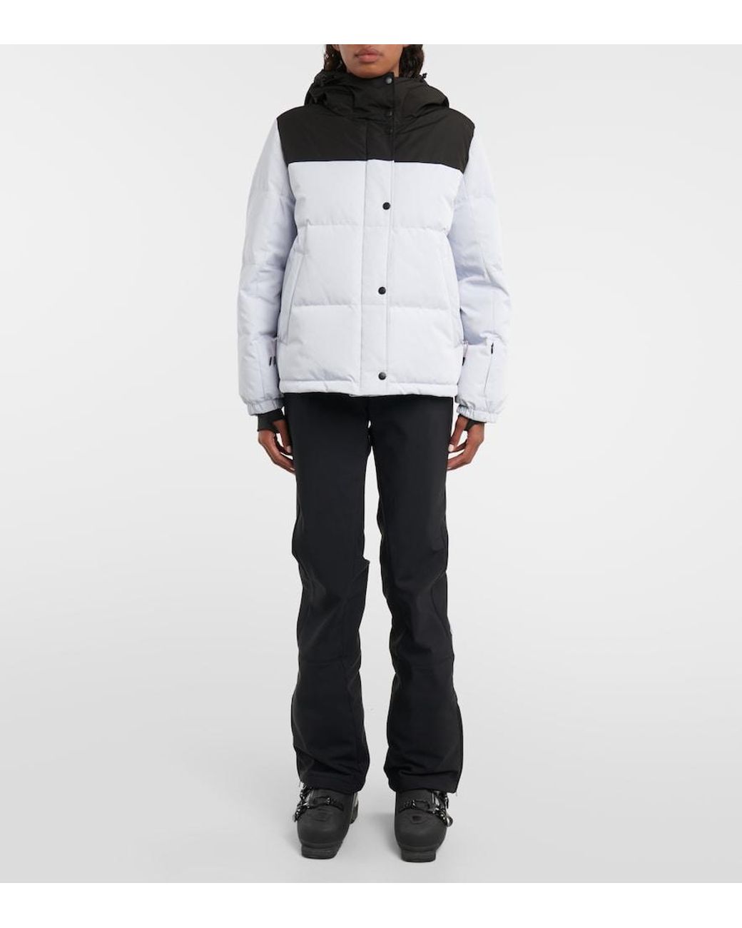 Yves Salomon Black Down Ski Jacket
