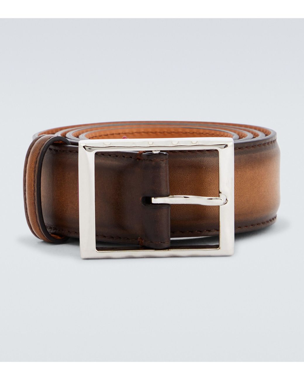 Versatile Scritto leather 35 mm Reversible Belt