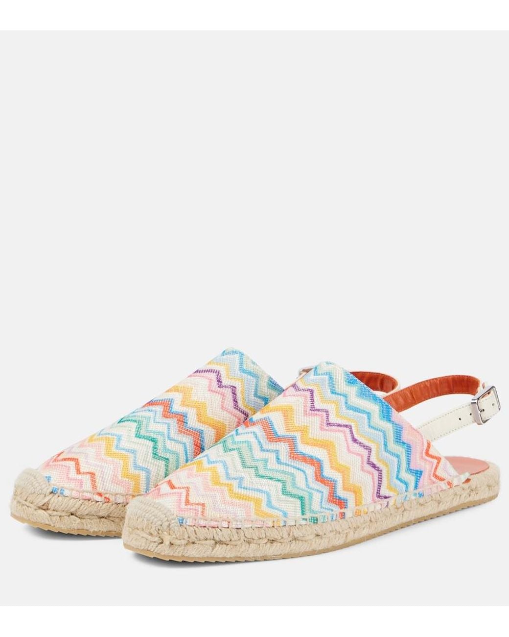 Missoni White Zigzag Espadrilles