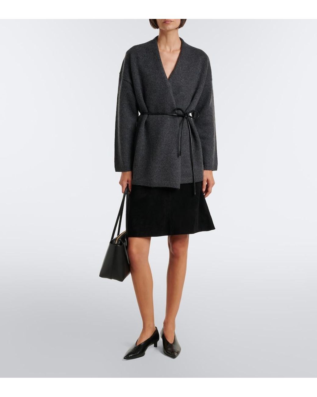 arch4 Black Walmer Cashmere Cardigan
