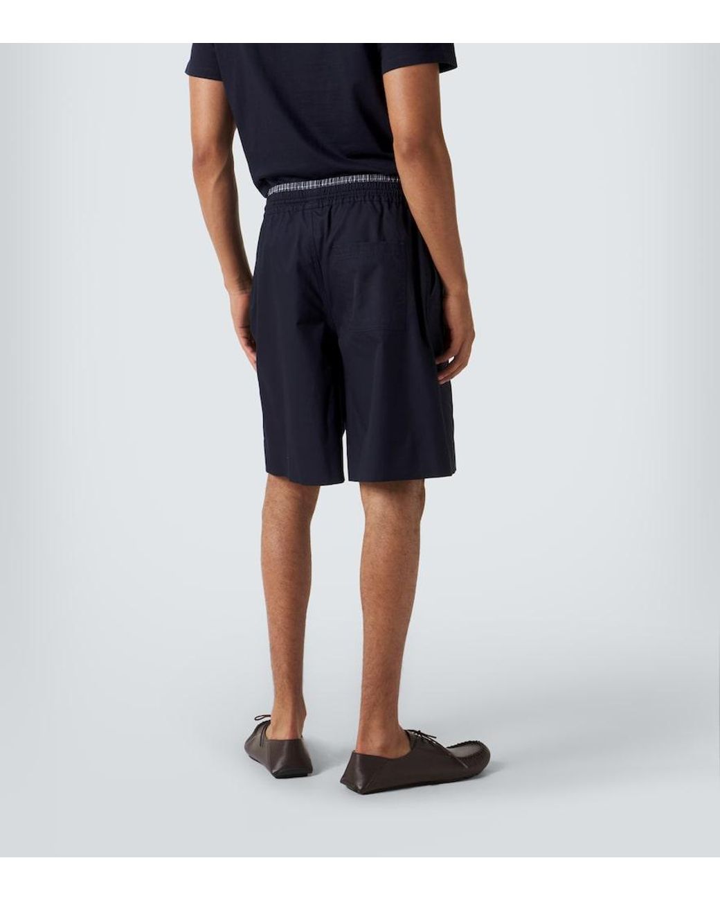 Bermuda En Coton Loewe pour homme en coloris Blue