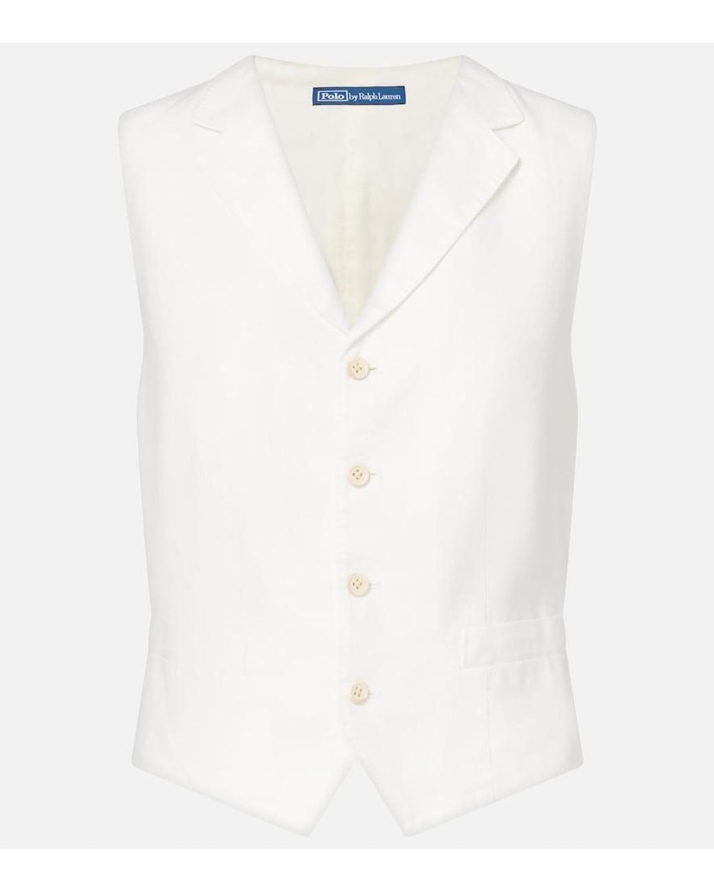 Chaleco De Algodon Polo Ralph Lauren de color White