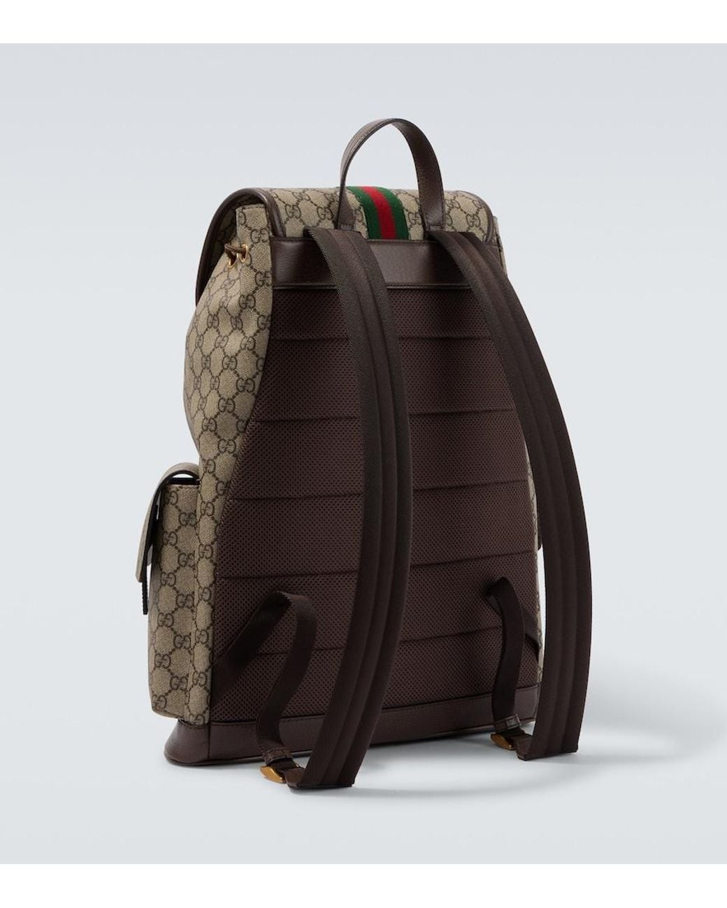 Gucci Brown Ophidia Gg Canvas Large Backpack for men